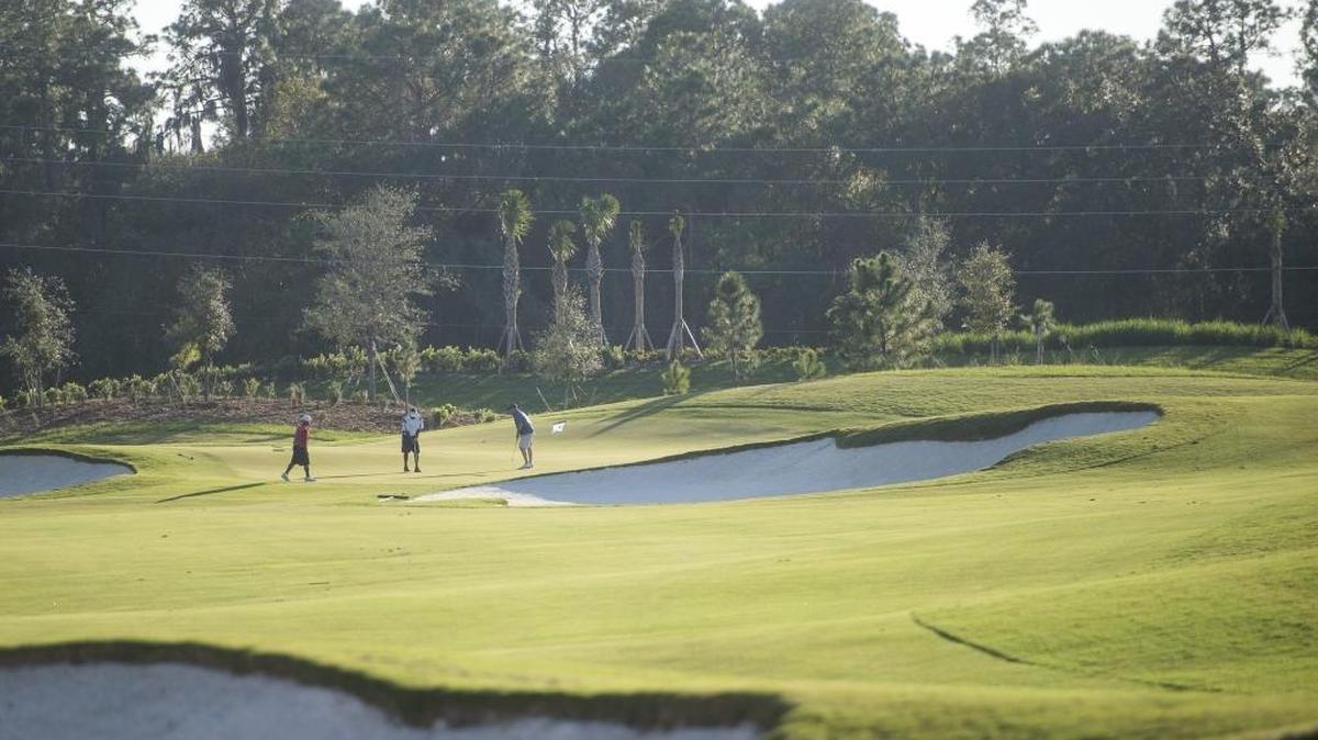 The Lakewood National Golf Club is seen during its opening day on Saturday, Jan. 21 at Lakewood Ranch.