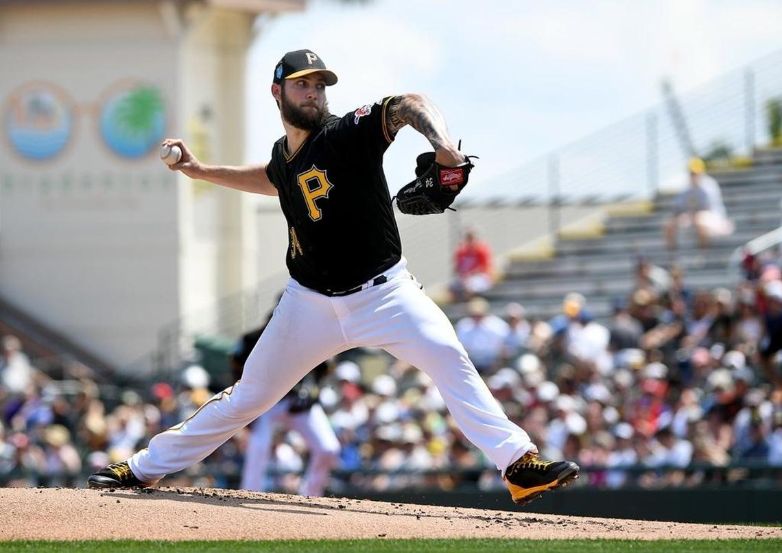 Pirates right-hander Trevor Williams worked into the third inning Monday against the Phillies in his final start of the spring.
