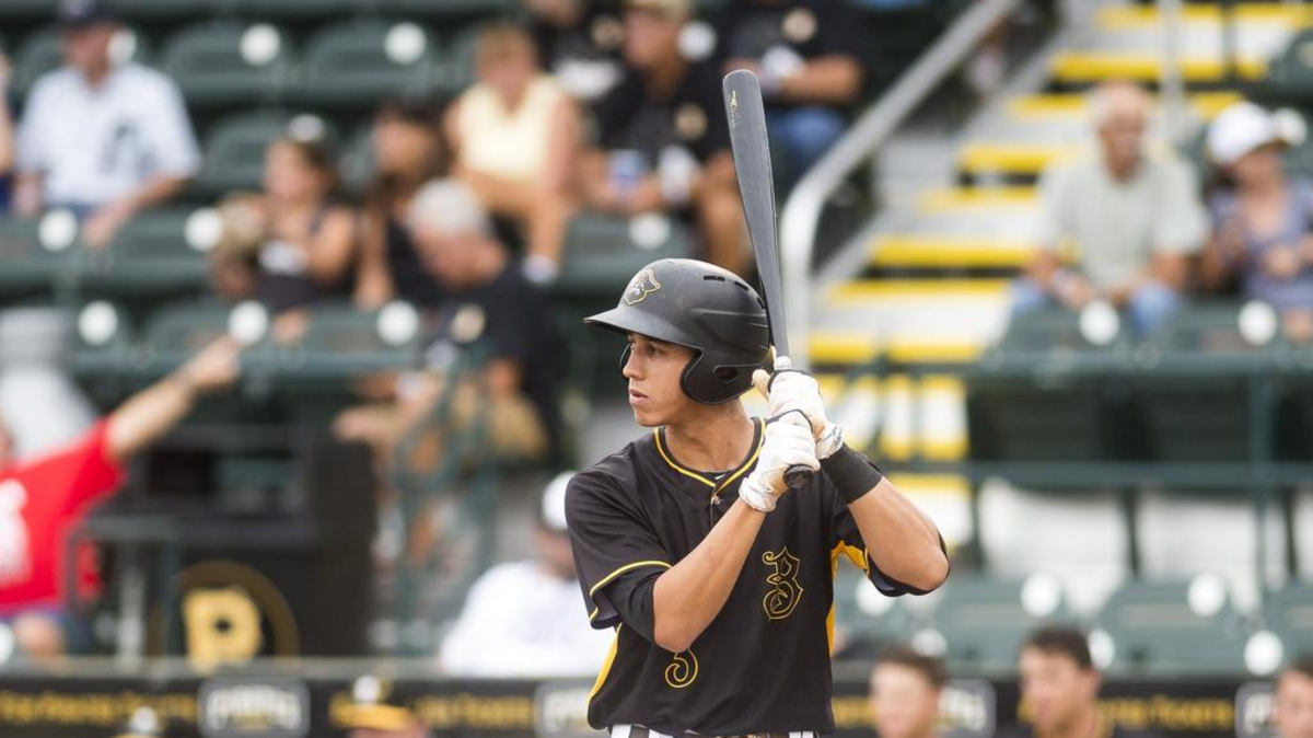 Bradenton Marauders shortstop Cole Tucker, shown earlier this season at LECOM Park in Bradenton, had three hits, including two doubles, in a 12-inning loss to the Palm Beach Cardinals in Jupiter on Thursday.