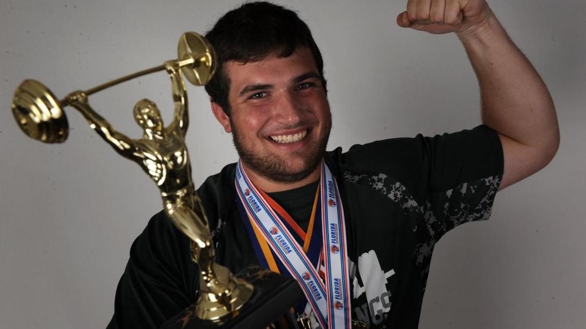 Gabe Overmyer, all-area lifter of the year, boys weightlifting, 2016