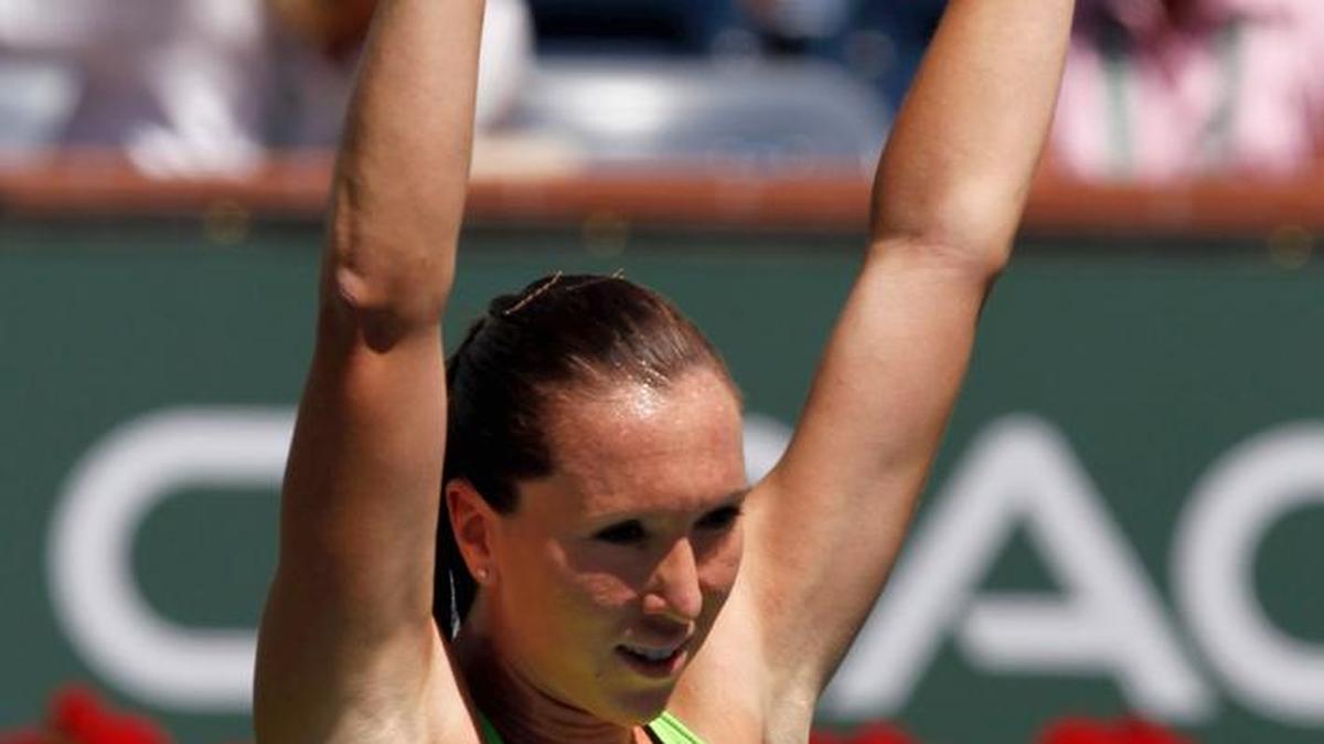 Jelena Jankovic, shown after a win at the 2010 BNP Paribas Open, is a past champion at the Eddie Herr Tournament.