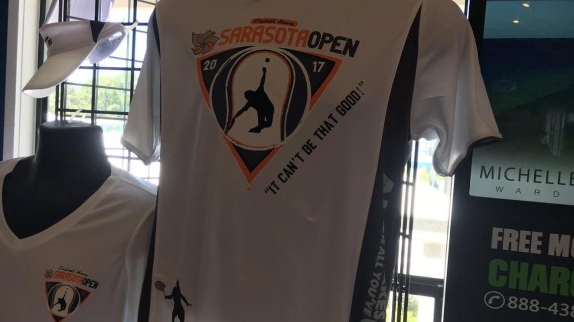 You can buy a shirt commemorating the Sarasota Open’s sex incident