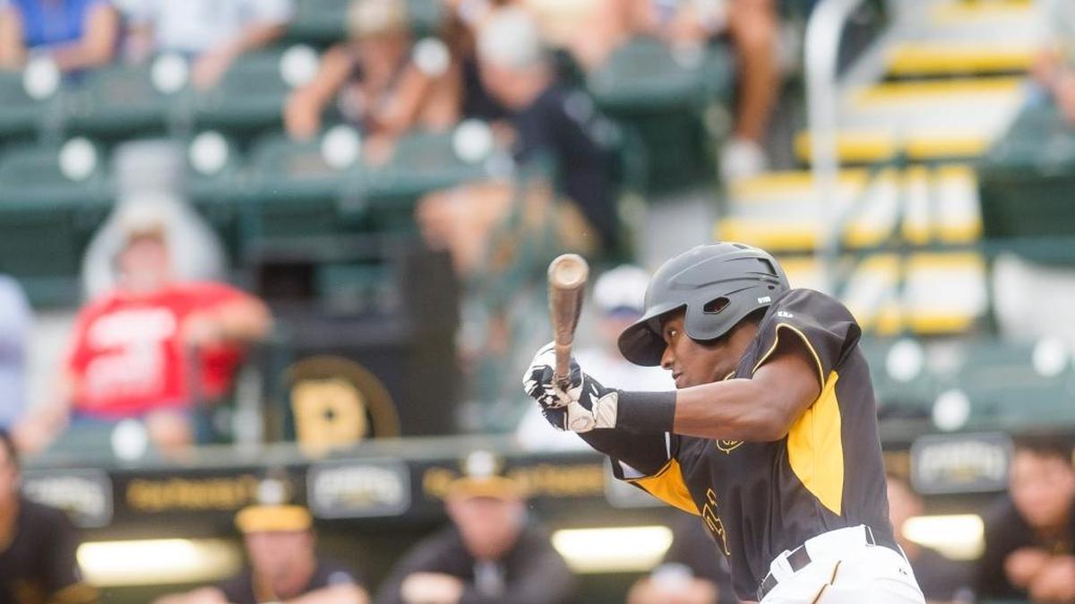 Ke’Bryan Hayes had two hits in Bradenton’s 6-3 victory over Clearwater on Monday night at LECOM Park.