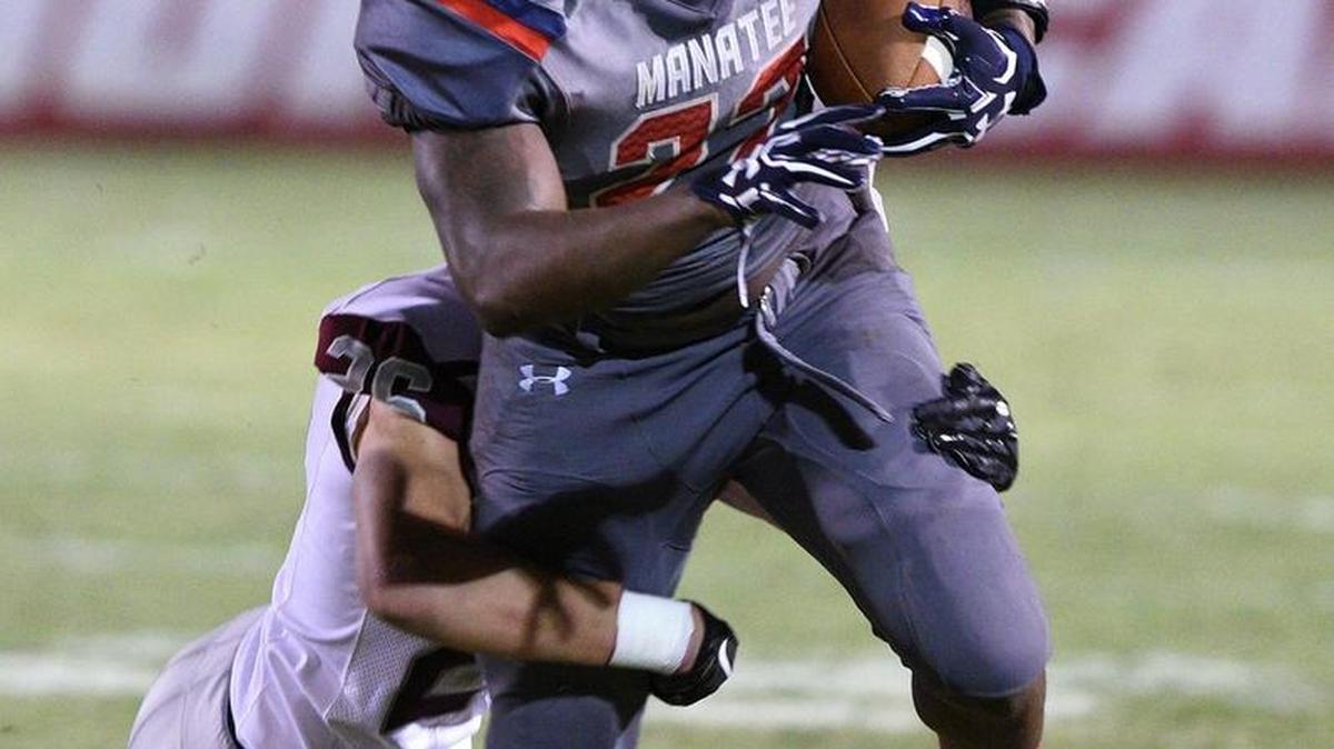 Joshua Booker will be the focal point of Manatee’s offense in 2017. He has a handful of offers, including ones from Western Kentucky and Marshall.