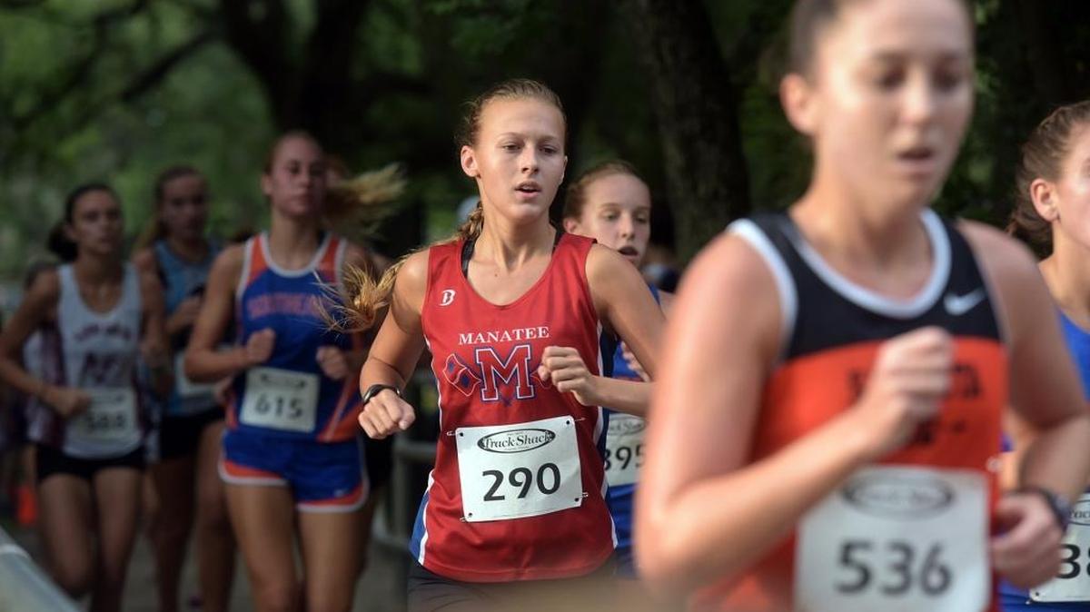 Manatee’s Raquel Lespasio produced the best times among Manatee County competitors who qualified for a state meet.