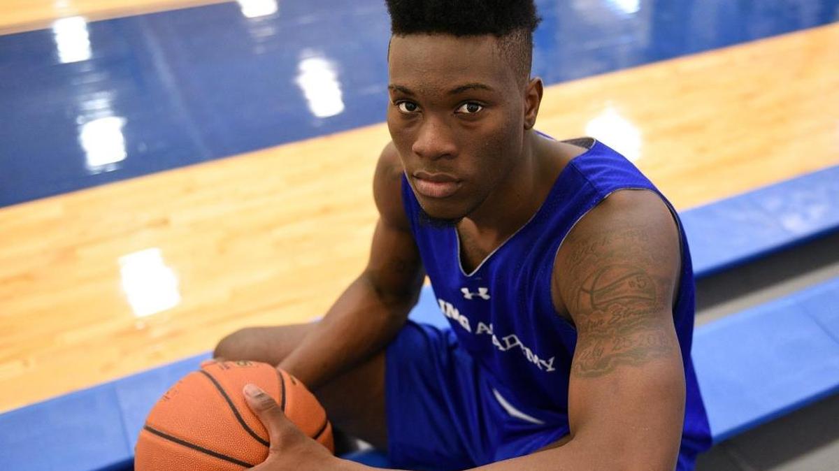 Emmitt Williams is one of IMG’s top basketball prospects, one of the 10 best juniors in the country according to some of the major scouting services. His best friend, who he calls his brother, Stef’an Strawder, was killed in the Fort Myers nightclub shooting over the summer. Strawder convinced Williams to start playing basketball in the first place. Williams has a tattoo honoring Strawder on his left shoulder.